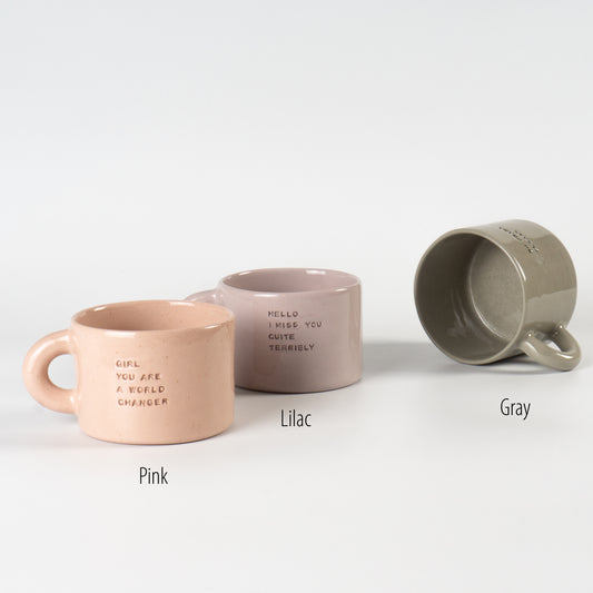 Горнятко з написами-штампами